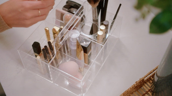 2-Pack At-A-Glance Makeup Caddy
